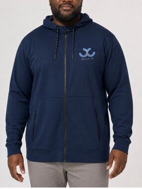 NWT Matrix Rails CC Navy Full Zip Hoodie Men XL